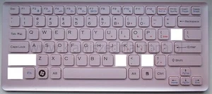SO33 Replacement key cap for keyboard Sony Vaio VGN-CS PCG-3C3P PCG-3G5L - Picture 1 of 2