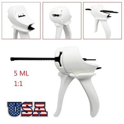 Dental Activa-Spenser Type Dispenser Gun For Automix Syringes Cement Gun 5ml 1:1 - Image 1 of 4