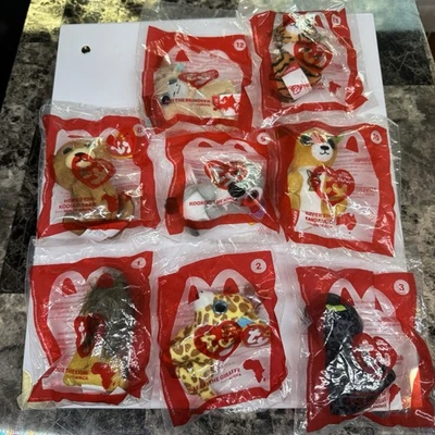 McDonalds Happy Meal Toys 2021 TY Teenie Beenie - Lot of - 8 New Sealed - Image 1 of 3