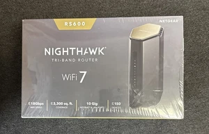 Netgear Nighthawk RS600 Tri-Band BE18000 Wi-Fi 7 Router RS600-100NAS NEW - Picture 1 of 4