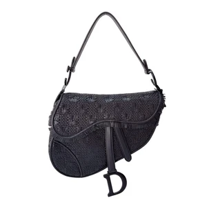 DIOR Saddle Black Matte Leather Bag - Picture 1 of 20