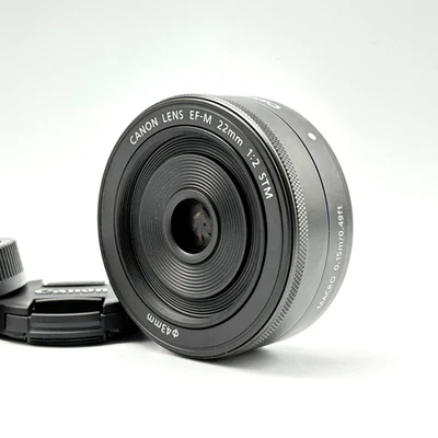 Canon EF-M 22mm F2 STM Camera Lens From Japan - Image 1 of 4