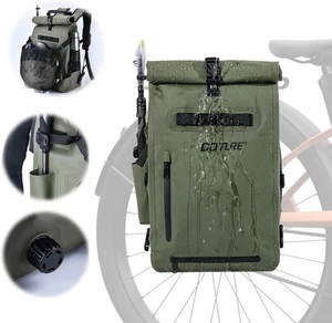 Goture 3 in 1 Bike Pannier Bag 25L Fishing Tackle Bag with Exhaust Valve, 500D P - Picture 1 of 7