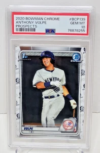 2020 Bowman Anthony Volpe Chrome Prospects #BCP-139 PSA 10 - Picture 1 of 2