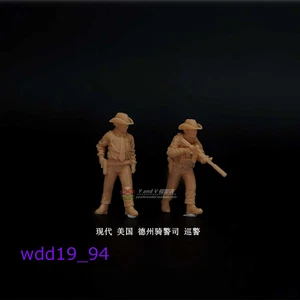 1/64 1/87 1/72 2 piezas Caballería Policía Escena Miniaturas Figura Modelo Para Coches Juguetes - Imagen 1 de 3