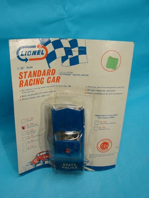 Lionel 5236 1963 venta separada Buick State Police Slot Car Blister Pack, Nuevo de Lote Antiguo Foto 1 de 3