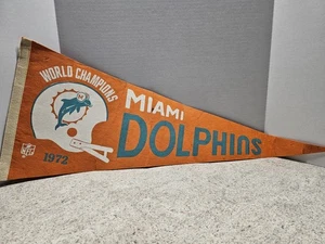 Miami Dolphins NFL Vintage 1972 World Champs 30" Wimpel - Bild 1 von 8
