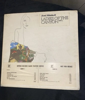 JONI MITCHELL  VG+ WLP PROMO 1970 Ladies Of The Canyon W/TIMING STRIP! - Image 1 of 4