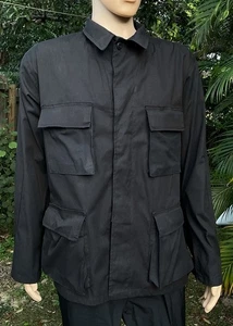 camicia vintage RIPSTOP POPLIN USA made militare antivento doppio gomito L - Foto 1 di 15