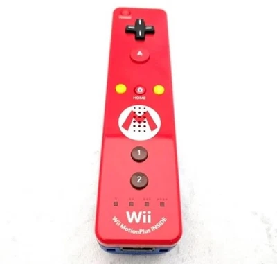 Exellent RARE Limited Edition Red Mario Nintendo Wii Remote Motion Plus Exellent - Image 1 of 2