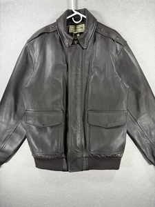 L.L. Chaqueta de bombardero Bean 100 % piel de cabra forrada para hombre XLT forro aislante - Imagen 1 de 19
