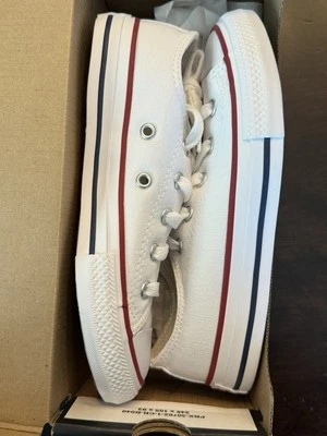 Talla 13.5 Juvenil CONVERSE ALLSTAR OX (PS) ÓPTICO BLANCO (3J256) Zapatillas Zapatos Foto 1 de 4