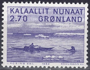GROENLANDIA 1982 Artisti groenlandesi (Jacob Danielsen) MNH** - Foto 1 di 1