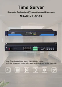 Network Time Server with High Precision OCXO for Beidou Dual Mode GPS PTP Clock - Picture 1 of 6