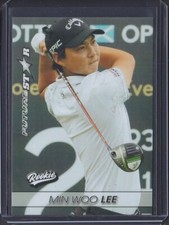 MIN WOO LEE  2023 Future Star RC 1st ROOKIE CARD 1/100 PGA Tour Golf white
