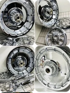 HARLEY WHEELS ROTORS SOFTAIL FAT BOY 2018 -25 CHROME  FORKS PULLEY OUTRIGHT - Bild 1 von 22