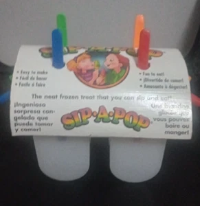 Vintage Ice Pops Popsicle w/ Sip Drip Base Frozen Popsicles Treats - Picture 1 of 2