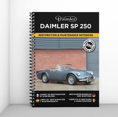 DAIMLER SP 250 : Libretto Di Restauro E Manutenzione - CONSEGNA GRATUITA - Immagine 1 di 4