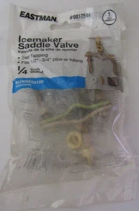 Válvula de sillín Eastman Icemaker 0017544 autorroscante salida de 1/4" se adapta a 1/2"-3/4" - Imagen 1 de 5