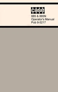 Case David Brown 885 N 885N Tractor Operators Manual - Picture 1 of 1