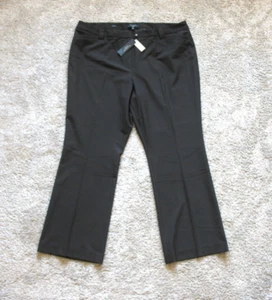 Talbots Dress Pants Womens Plus 20W Dark Brown Heritage Business 42 x 32 NWT - Picture 1 of 6