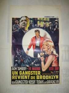 UN GANGSTER REVIENT DE BROOKLYN/LITTLE TONY/F825/affiche belge - Picture 1 of 1