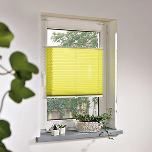 Klemmfix-Plissee verpannt für Fenster & Tür Rollo klemmplissee Sichtschutz easy - Bild 1 von 28