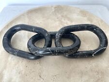 Kaivi Marble Chain Link for Home Decor - Nero Portoro Authentic Hand Finished