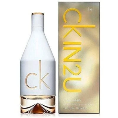 Calvin Klein In2U For Her Eau De Toilette 100ml Spray damaged box