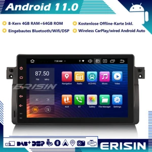 9" Android 11 Autoradio DAB+64GB RDS DSP für BMW 3 Series E46 M3 Rover 75 MG ZT - Bild 1 von 19