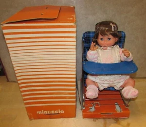 VINTAGE ZANINI ZAMBELLI BAMBOLA DOLL MINUCCIA NUOVA IN BOx scatola 1974 - Picture 1 of 10