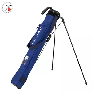 Callaway Golf Advance Carry Sunday Stand Pencil Bag 25JM Holds 5-6 Clubs Navy - Picture 1 of 5
