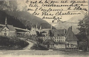 Grande Chartreuse Entrance 38 postcard written to Miss Thérèse Durand of Fontmagne 1903 - Picture 1 of 2