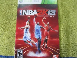 NBA 2K13 Xbox 360 solo manual - Imagen 1 de 1