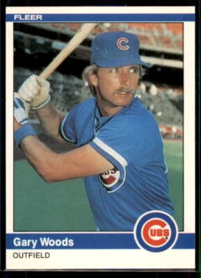 1984 Fleer Gary Woods #507 Chicago Cubs - Image 1 of 2