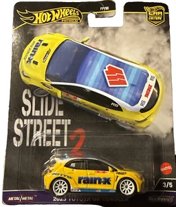 Hot Wheels Premium Toyota GR Corolla Slide Street 2 Rain-X Car Culture 2023 NEW - Picture 1 of 10