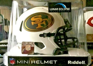 SAN FRANCISCO 49ERS NFL RIDDELL SPEED MINI HELMET LUNAR ECLIPSE - Picture 1 of 3
