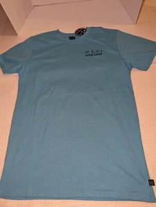 Men's Maui & Sons Turquoise Shirt Sleeve T-shirt - Size M - Picture 1 of 5