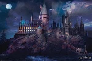 HARRY POTTER HOGWARTS SCHOOL 91.5 X 61CM MAXI POSTER NEW OFFICIAL MERCHANDISE - Picture 1 of 1