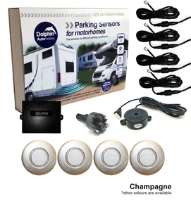 Motorhome RV Reversing Parking Sensors 4 Sensor Kit Reverse Park Champagne - Picture 1 of 7