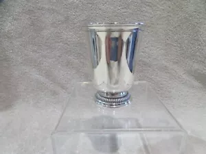 Vintage 925 silver large beaker baby cup Christofle Cardeilhac Gadroons 150g - Picture 1 of 10