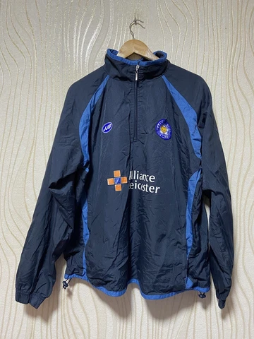 LEICESTER CITY TRAINING FOOTBALL SOCCER JACKET sz L MEN JJB Cover