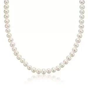 14ct Yellow Gold 7-8mm Fresh Water Pearl Necklace - Picture 1 of 1