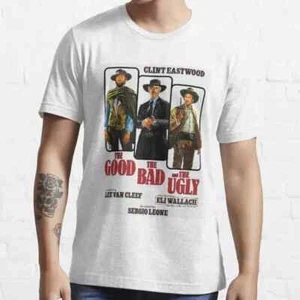 The Good The Bad and The Ugly funny film movie birthday 80s retro t shirt - Picture 1 of 1