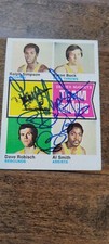 1974-75 TOPPS NUGGETS TEAM LEADERS CARD SIGNED DAVE ROBISCH BYRON BECK ABA # 222