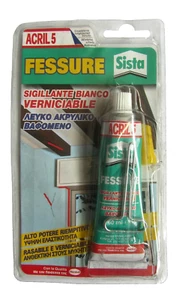 Silikon Dichtstoff weiß Risse lackierbar Acryl superklebend 60 ml Türen - Bild 1 von 5