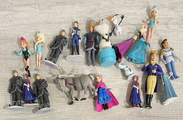 Elsa Anna Princesa Bonecas Frozen Congeladas Kristoff Sven Olaf