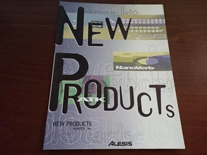 ALESIS NEW PRODUCTS '96 RARA VINTAGE BROCHURE CATALOGO 1996 - DA COLLEZIONE - Foto 1 di 1