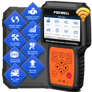 FOXWELL NT650 Elite Car OBD2 Scanner Code Reader ABS SRS EPB DPF TPMS Oil Reset - Picture 1 of 17