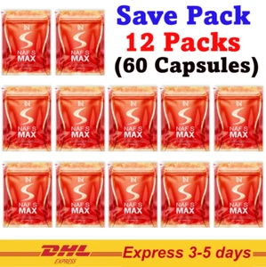 12X NAF S Max Dietary Supplement Weight Control Block Burn Build 5 Capsules - Picture 1 of 14